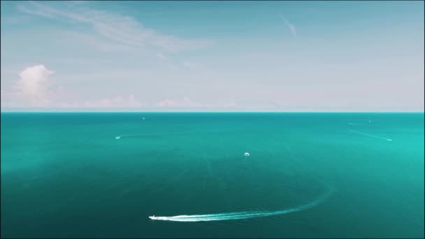 Pemandangan Udara Dari Pantai Siesta Key Dengan Pasir Yang Paling — Stok Video