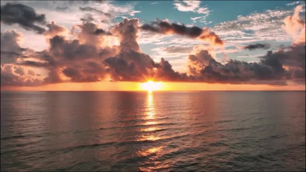 Crepúsculo Playa Lido Florida — Vídeos de Stock