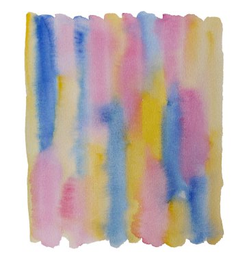 suluboya soyut arkaplan, farklı renklerden, kağıda el boyası, izole edilmiş, beyaz arkaplan, metin, pankart, davetiye, pankart için tasarım, logo, marka