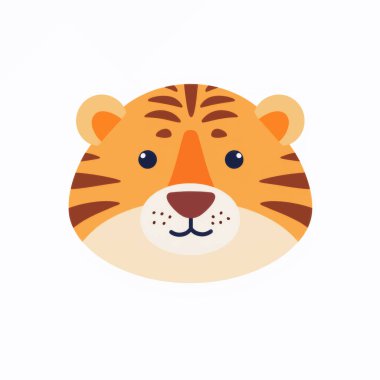 Gerçekçi Kaplan Çizimi Yüksek Kaliteli Vektör İllüzyonu