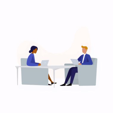 Ofisteki Profesyonel İş Danışmanı Danışmanı