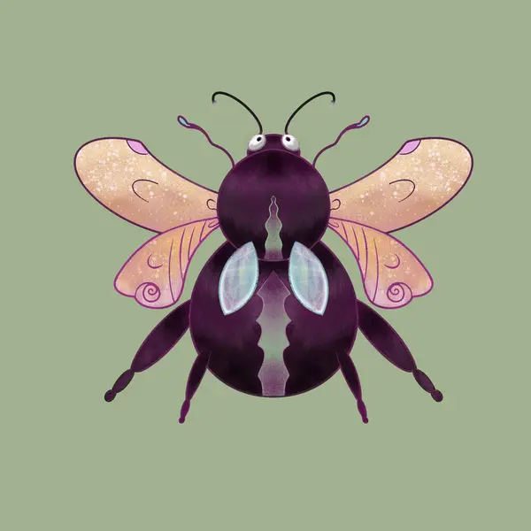Escarabajo Hadas Estilo Dibujos Animados — Foto de Stock