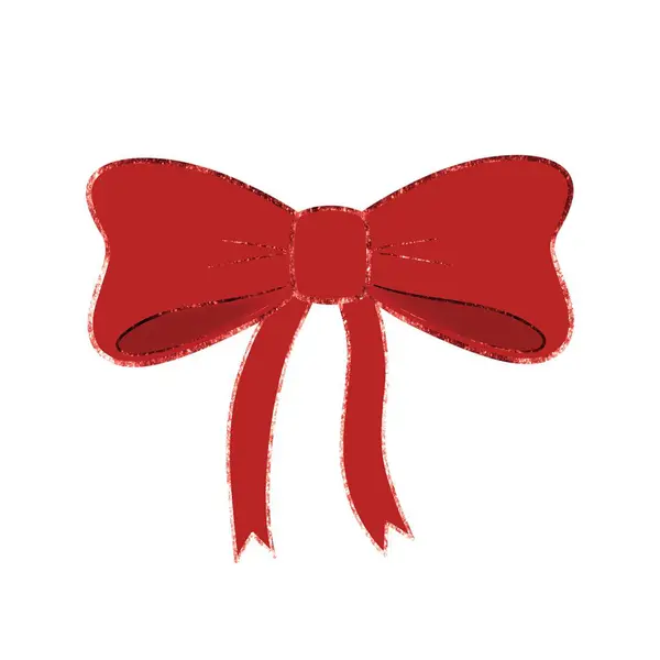 Gift Red Bow Tie And Conical Bow With Horizontal Ribon Isolated On White  Background Decoration For Your Celebration Design Vector Eps 10 Stock  Illustration - Download Image Now - iStock
