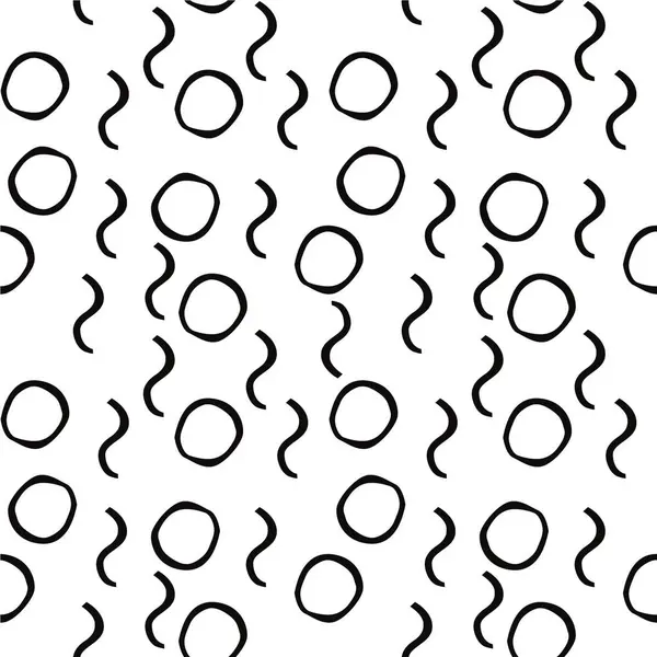 abstract geometric  seamless pattern. background. Simple minimalistic seamless pattern with swirls. Trendy creative abstract shapes. Black and white, monochrome. Hand drawn doodle texture for textile, fabric, wrapping paper, wall art design