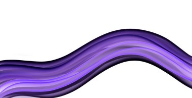   dalga 3 boyutlu eflatun soyut arkaplan. Beyaz arkaplandaki 3d çizgileri. 