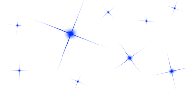   şeffaf yatay arkaplanda mavi yıldızlar