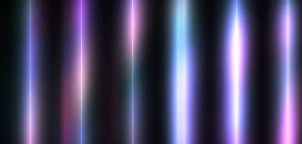 Neon and holographic lines background banner 3d . Abstract holographic glowing background.