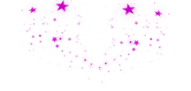   Pembe neon yıldızlı soyut bir arka plan. İzole bir arkaplanda yıldız konfetisi. 