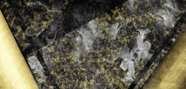   Granit desenli soyut bir arkaplan. Altınla dekoratif arka plan. Mermer dokusu. 