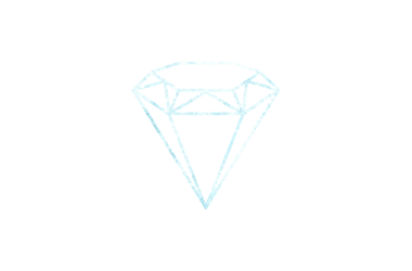   Şeffaf bir arkaplanda mavi elmas silueti.