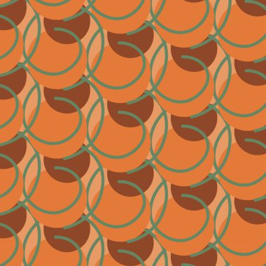 Çemberlerle soyut desen