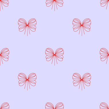 Pembe kurdeleli kusursuz bir desen.. 