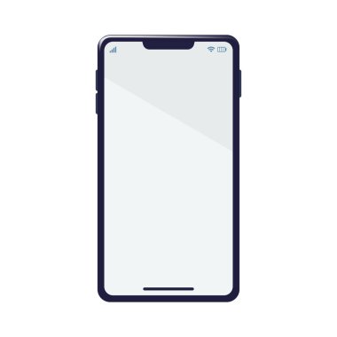 Hiçbir şey göstermeyen bir akıllı telefonun görüntüsü.