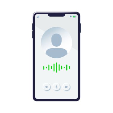 Akıllı telefondan yapılan bir konuşmanın canlandırması