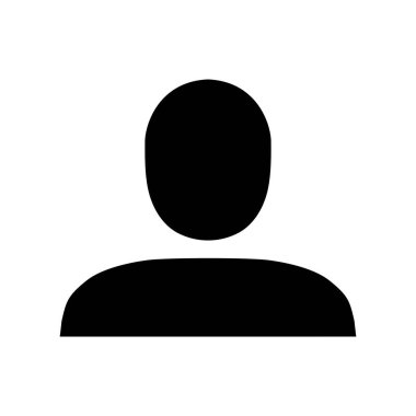 Basit siyah beyaz siluet simgesi.