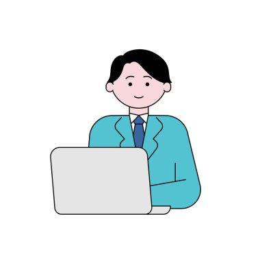 dizüstü bilgisayar ile çalışan adam