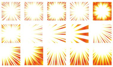 Renkli gradyan yoğunlaştırılmış çizgi materyali