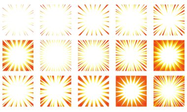 Renkli gradyan yoğunlaştırılmış çizgi materyali