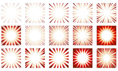 Renkli gradyan yoğunlaştırılmış çizgi materyali