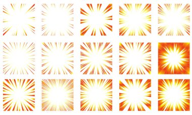 Renkli gradyan yoğunlaştırılmış çizgi materyali