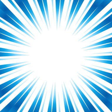 Mavi gradyan odak çizgilerinin çizimi