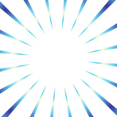 Parlak mavi eğimli odak çizgileri