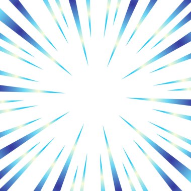 Parlak mavi eğimli odak çizgileri