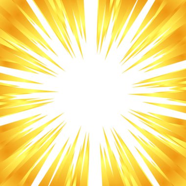 Altın gibi bir gradyanı olan konsantre çizgilerin tasviri