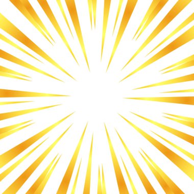 Altın gibi bir gradyanı olan konsantre çizgilerin tasviri