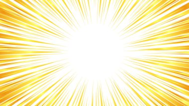 Altın gibi bir gradyanı olan konsantre çizgilerin tasviri