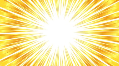 Altın gibi bir gradyanı olan konsantre çizgilerin tasviri