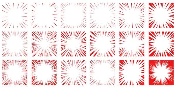 Mavi çizgi film tarzı etki çizgilerinin yoğunlaştırılmış çizgileri