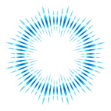 Renkli dairesel yoğunlaştırılmış çizgilerin çizimi