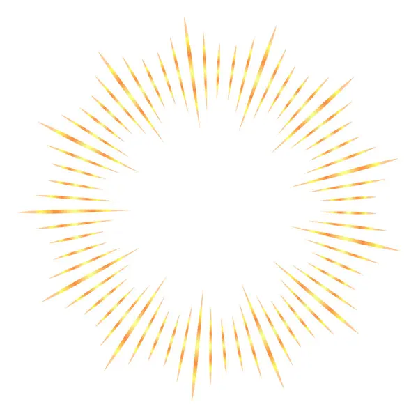 Renkli dairesel yoğunlaştırılmış çizgilerin çizimi