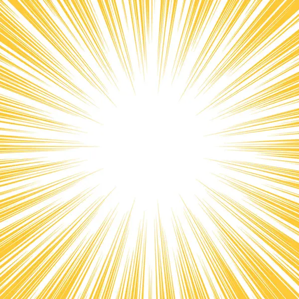 Sarı manga tarzı yoğunlaştırılmış çizgilerin resimleme materyali