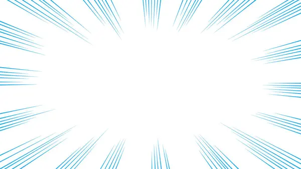 Renkli çizgi film stili konsantrasyon hattı materyali