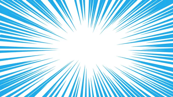 Renkli çizgi film stili konsantrasyon hattı materyali