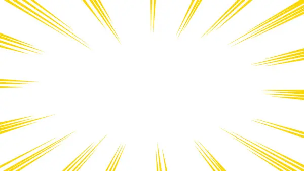 Sarı manga tarzı yoğunlaştırılmış çizgilerin resimleme materyali