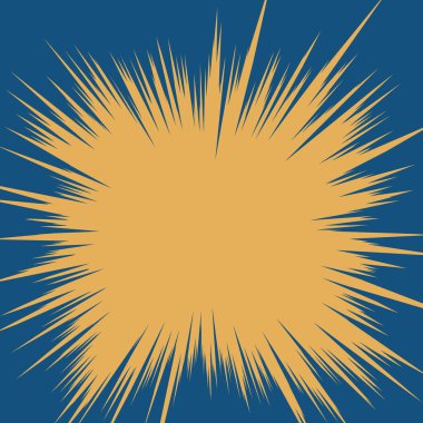 Renkli konsantrasyon çizgisi resimleme materyali