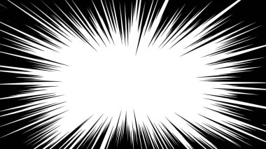 Çizgi film stili efekt çizgisinin vektör materyali