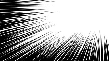 Siyah çizgi film tarzı konsantrasyon malzemesi