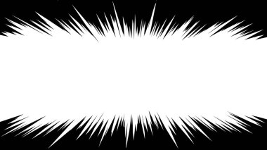 Çizgi film stili efekt çizgisinin vektör materyali