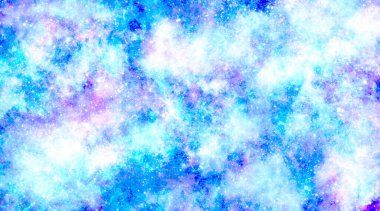 Evrenin, yıldızların parladığı yerdeki görüntüsünün tasviri.