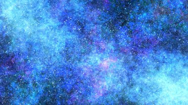 Birçok yıldız resimli uzay resmi