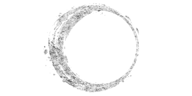 Gümüş renkli Japon tarzı bir çemberin çizim materyali