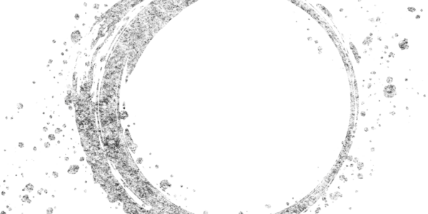 Gümüş renkli Japon tarzı bir çemberin çizim materyali