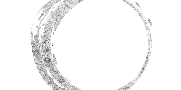 Gümüş renkli Japon tarzı bir çemberin çizim materyali