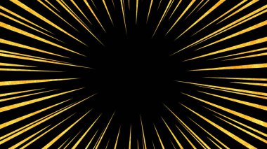 Siyah zemin üzerinde parıldayan altın çizgileri olan bir arkaplan resmi.