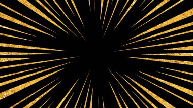 Siyah zemin üzerinde parıldayan altın çizgileri olan bir arkaplan resmi.