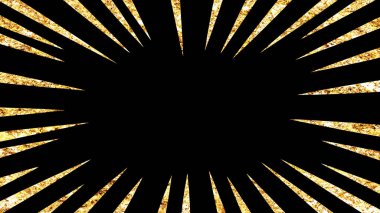 Siyah zemin üzerinde parıldayan altın çizgileri olan bir arkaplan resmi.